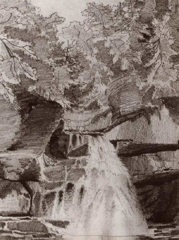 Moran, Thomas Lower Falls of adam cheek oil painting picture